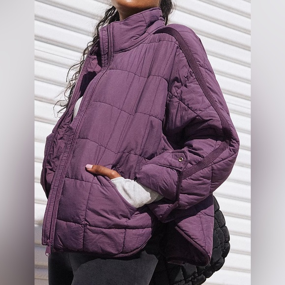 FP Movement by Free People Jackets & Blazers - Free People Movement Pippa Puffer Jacket Black Berry Size L